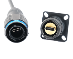 Product News Amphenol Socapex releases a ruggedized USB Type-C connector, USB3CFTV, based on the MIL-DTL-38999 series III standard