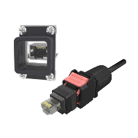 Product RJ45 IP6X Rectangular Push-Pull Connectors and Cables, NDH Series